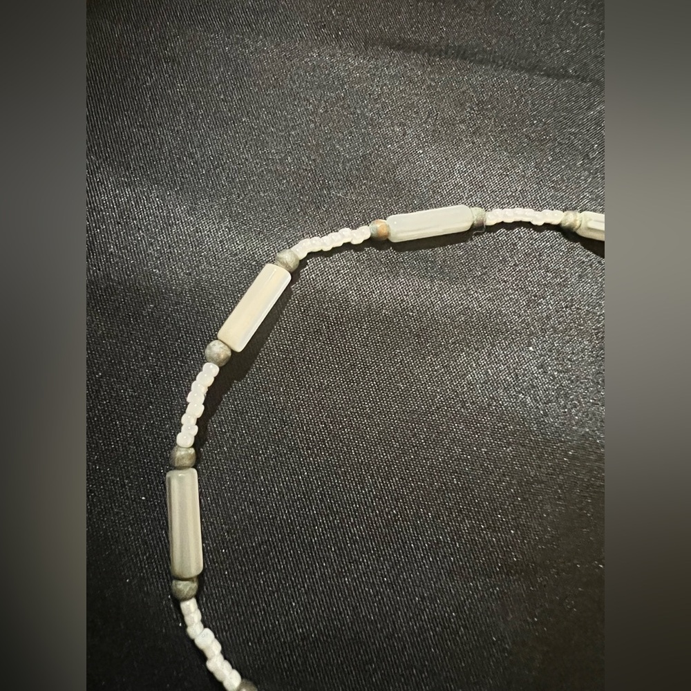 Silver Beaded And Shell Bracelet - image 4